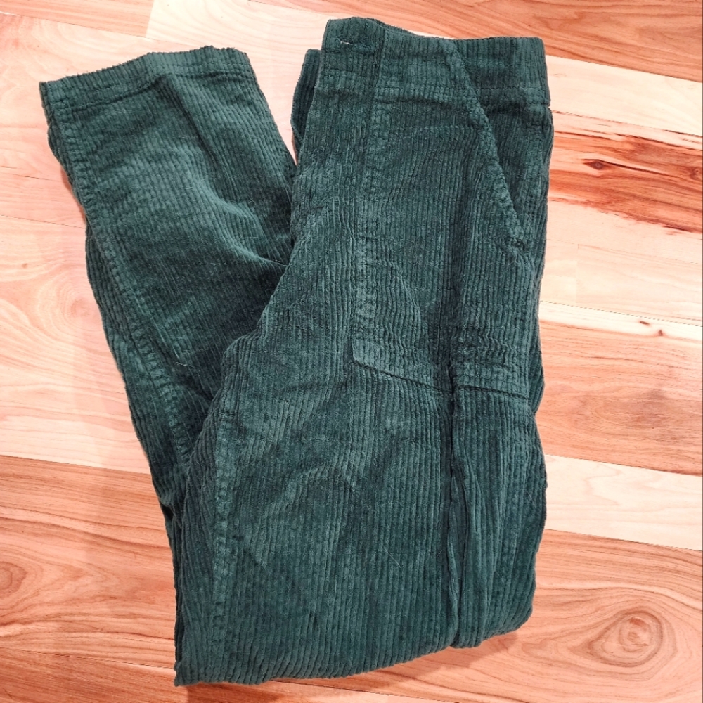 Pact green corduroy pants medium